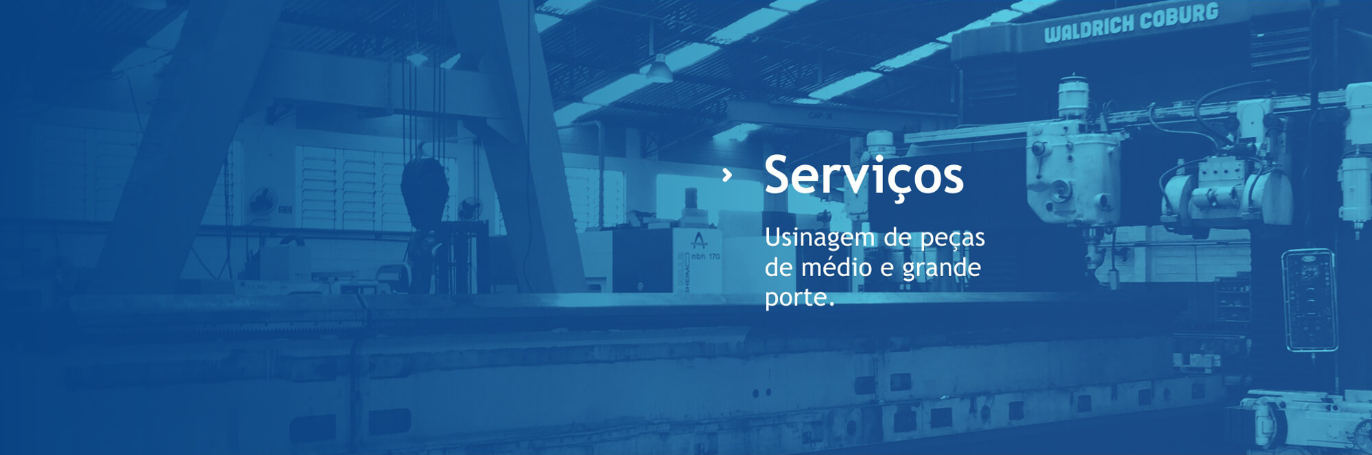 Banner Serviços PHS Retífica e Usinagem