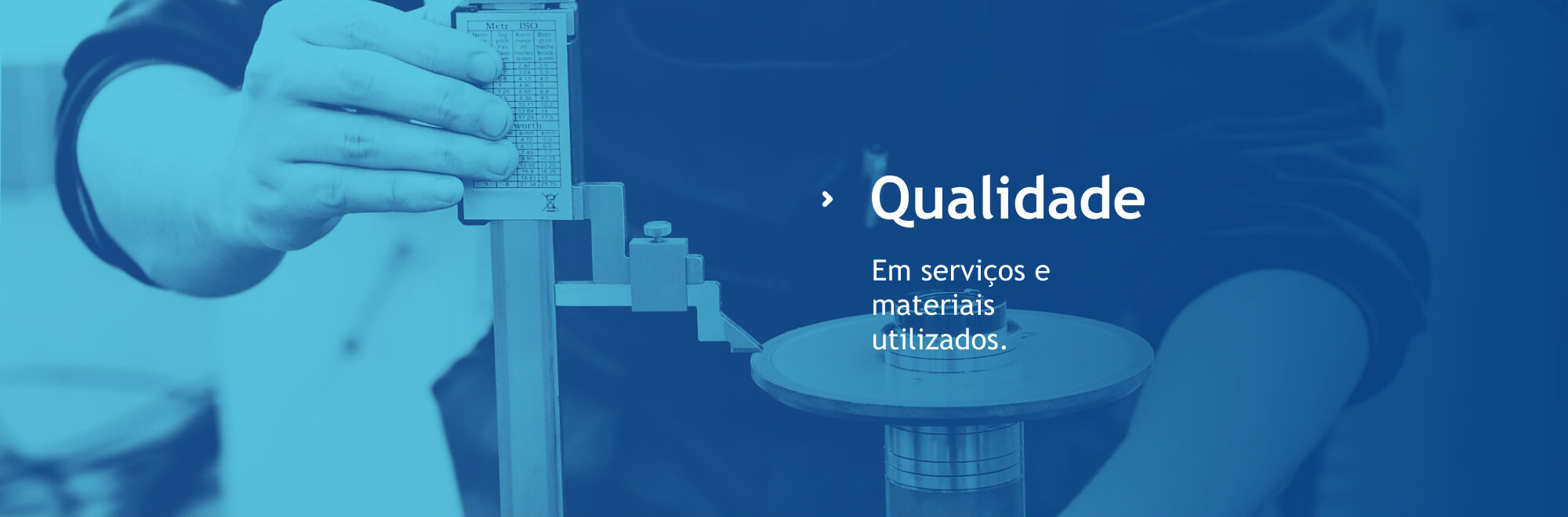 Banner Controle de Qualidade PHS Retífica e Usinagem